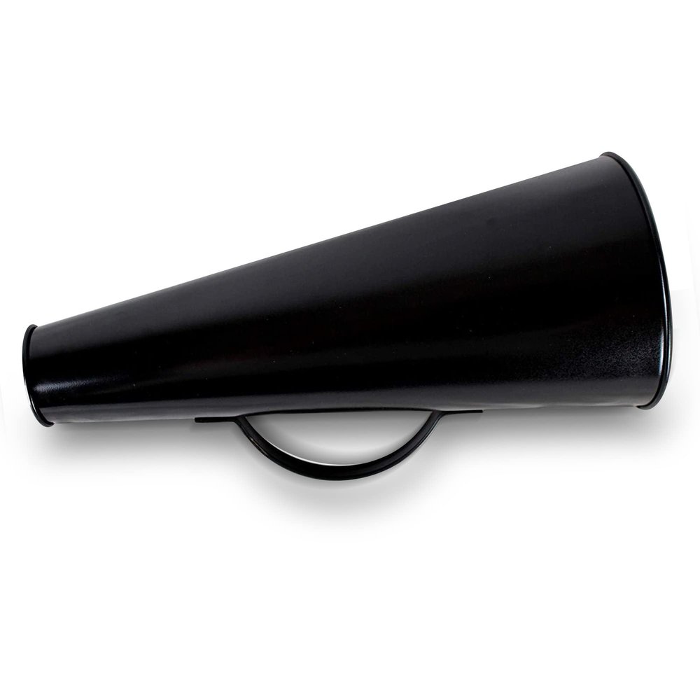 Vintage style large metal Megaphone