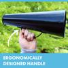 Vintage style large metal Megaphone view 3