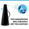 Vintage style large metal Megaphone view 4