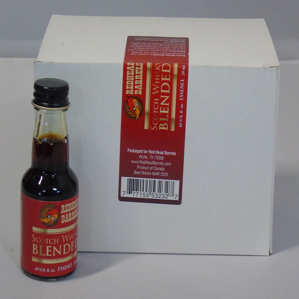Box of 12 Bottles of Essence 20 ml Each Makes 1 Liter (Blended Scotch essence)