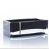 AMSS Bathroom Accessory Set 5 pieces Soap Dish Dispenser Tumbler Toothbrush Holder diamante 4 colours (Black) view 3