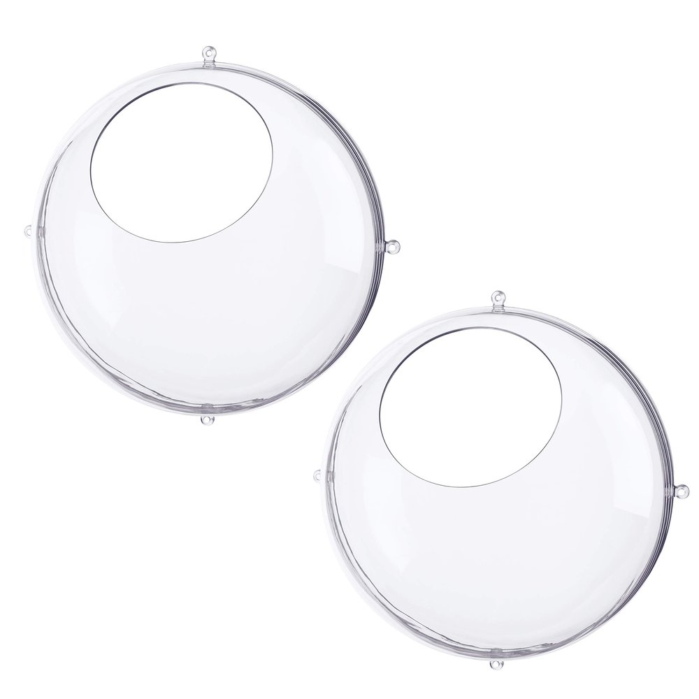 Koziol Hanging Display, Set of 2, Crystal Clear, Thermoplastic, 12.87 x 12.87 x 11.85 in