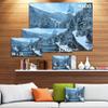 Designart Winter Mountain Stream-Landscape Photo Canvas Print-32x16, 32x16 view 3