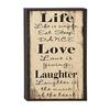 Deco 79 20320 Wood Wall Panel, 10" x 29" view 1