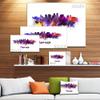 Designart Phoenix Skyline-Cityscape Canvas Artwork Print-32x16, 32x16, Purple view 3