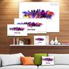 Designart Phoenix Skyline-Cityscape Canvas Artwork Print-32x16, 32x16, Purple view 4