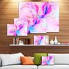 Designart Christmas Fireworks Pink-Digital Art Canvas Print-32x16, 32x16 view 3