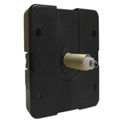Quartz Clock kit for upto 3/4 inch thick material. Hands included. Pick hand size (6 inch hands)