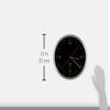 Blomus "Crono Radio-Controlled Clock, Black, 30.5 cm view 2