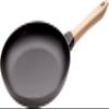 Staub Cast Iron Pan with Wooden Handle, Suitable for Induction, 28 cm, Black view 1