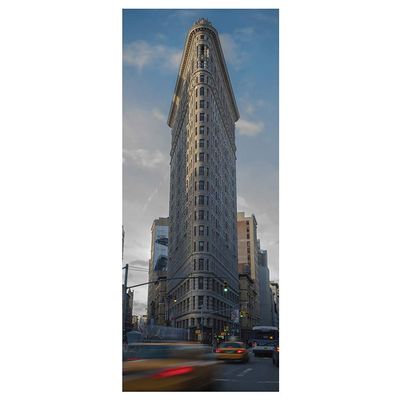 Ambiance Sticker 3D Door Mural City Art Sticker, Home Creative DIY, Peel and Stick, Self -Adhesive Wallpaper and Removable Vinyl Door Decal, New York 204 x 83 cm