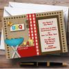 BBQ Theme Wedding Anniversary Party Personalized Invitations view 1