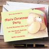 Adorable Bear Personalized Christmas/New Year/Holiday Party Invitations view 1