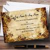 Autumn Colours Vintage Engagement Party Personalized Invitations view 1