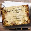 Autumn Colours Vintage Garden Tea Party Personalized Party Invitations view 1