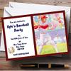 Baseball Personalized Party Invitations view 1