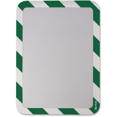 Tarifold P194945 High Visibility Safety Frame Display Pocket-Magnet Back, 10 1/4 x 14 1/2, GN/WH