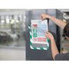 Tarifold P194945 High Visibility Safety Frame Display Pocket-Magnet Back, 10 1/4 x 14 1/2, GN/WH view 2