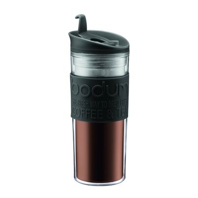 Bodum Travel Mug, 0.45 l, Black, 8x8x20.8 cm