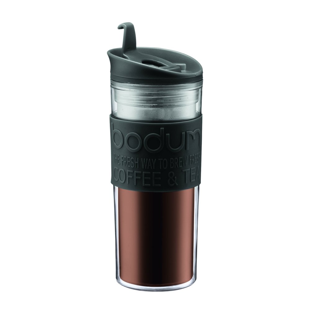 Bodum Travel Mug, 0.45 l, Black, 8x8x20.8 cm