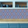 Authentic Tile Stickers by Mi Alma 24 PC Set Spanish Design Wall Tile Decal Perfect for Kitchen Backsplash or Bathroom Tiles Vinyl Art Easy to Install Peel and Stick (6x6 Inch, Golden Blue H221) view 2