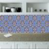 Authentic Tile Stickers by Mi Alma 24 PC Set Spanish Design Wall Tile Decal Perfect for Kitchen Backsplash or Bathroom Tiles Vinyl Art Easy to Install Peel and Stick (4x4 Inch, Golden Blue H221) view 2