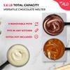 ALDKitchen Professional Chocolate Melting Pot  Dual 1.2L Stainless Steel Tanks, Manual Temperature Control, 110V, Ideal for Candy Making, Baking, and Dessert Decoration (4.5 lb (2.4 kg)) view 2