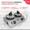 ALDKitchen Professional Chocolate Melting Pot  Dual 1.2L Stainless Steel Tanks, Manual Temperature Control, 110V, Ideal for Candy Making, Baking, and Dessert Decoration (4.5 lb (2.4 kg)) view 3