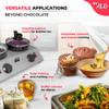 ALDKitchen Professional Chocolate Melting Pot  Dual 1.2L Stainless Steel Tanks, Manual Temperature Control, 110V, Ideal for Candy Making, Baking, and Dessert Decoration (4.5 lb (2.4 kg)) view 4