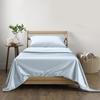Thread Spread 100% Cotton Bed Sheets Twin XL Set - 400 Thread Count Cotton Twin XL Sheets Only, 3 PC Set (Light Blue), Soft, Breathable, Cooling, Sateen Weave 16" Deep Pocket Bedsheet for Hot Sleepers view 1