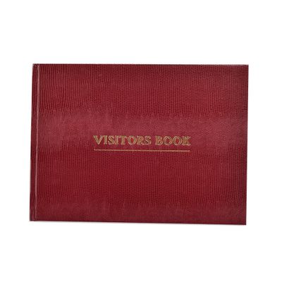 ARPAN Deluxe Visitor Book for Business/Hotels/Guest Houses/Reception x 1- Burgundy