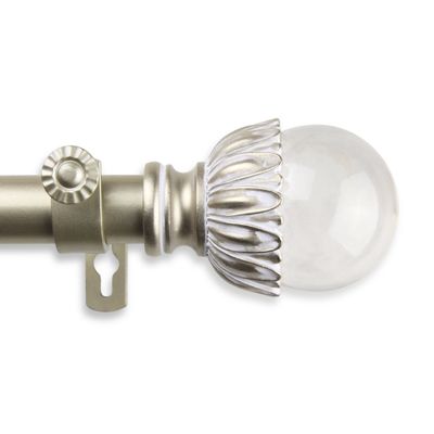 A&F Rod Decor - Reese Curtain Rod 1 inch Diameter, 160-240 inch - Light Gold