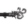 A&F Rod Decor - Prance Curtain Rod 1 inch Diameter, 160-240 inch - Black view 1