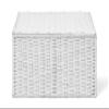 ARPAN Paper Rope Storage Basket Box with Lid-White, X-Large view 2
