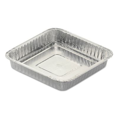 Handi Foil Aluminum Square Cake Container, 48 Ounce Capacity - 200 per case.