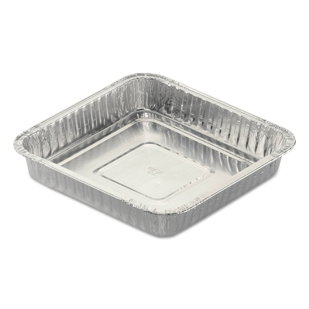 Handi Foil Aluminum Square Cake Container, 48 Ounce Capacity - 200 per case.