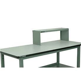 Stackbin 4-3ES Steel Raised Shelf for 36" Workbenches, Gray, 36" Length, 10" Width, 12" Height