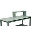 Stackbin 4-3ES Steel Raised Shelf for 36" Workbenches, Gray, 36" Length, 10" Width, 12" Height view 1