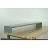 Stackbin 4-3EX Steel Raised Shelf for 36" Workbenches, Blue, 36" Length, 10" Width, 6" Height view 1