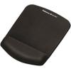 Fellowes 9252001 PlushTouch Wrist Rest and Mousepad Black WLM view 1