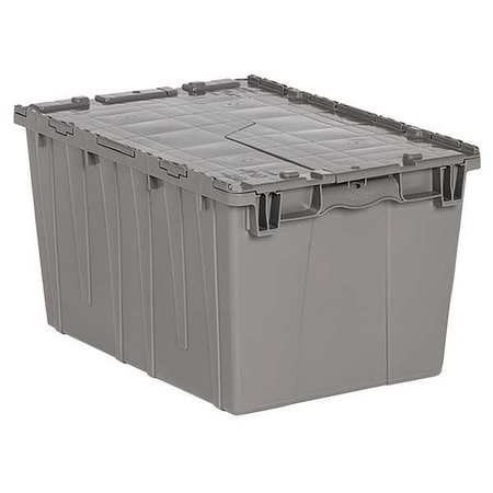 Orbis 50 lb Capacity Attached Lid Container Gray FP171 GRAY