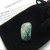 Fundamental Rockhound Products: 1 pc K2 Azurite in Granite Tumbled Stone gemstone crystal with carrying pouch, info card, stone certification (Medium) view 4
