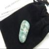 Fundamental Rockhound Products: 1 pc K2 Azurite in Granite Tumbled Stone Gemstone Crystal with Carrying Pouch, info Card, Stone Certification (Small) view 3