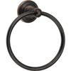 Designers Impressions 800 Series Oil Rubbed Bronze Towel Ring view 1