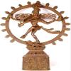 Nataraja - Antiquated Brass Statue view 1