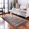 Unique Loom Outdoor Border Collection Area Rug - Milwaukee (8' x 10' Rectangle, Brown/ Beige) view 2