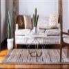 Unique Loom Outdoor Border Collection Area Rug - Milwaukee (8' x 10' Rectangle, Brown/ Beige) view 3