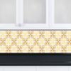 Authentic Tile Stickers by Mi Alma 24 PC Set Spanish Design Wall Tile Decal Perfect for Kitchen Backsplash or Bathroom Tiles Vinyl Art Easy to Install Peel and Stick (8x8 Inch, Cream Gold A46) view 3