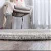 Unique Loom Del Mar Collection Area Rug - Maria (6' 1" Round, Gray/ Ivory) view 3
