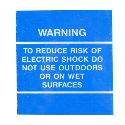 Kirby Scuff Plate Label Blue